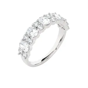 1 1/2 ctw Multi-Shape Lab Grown Diamond Anniversary Ring