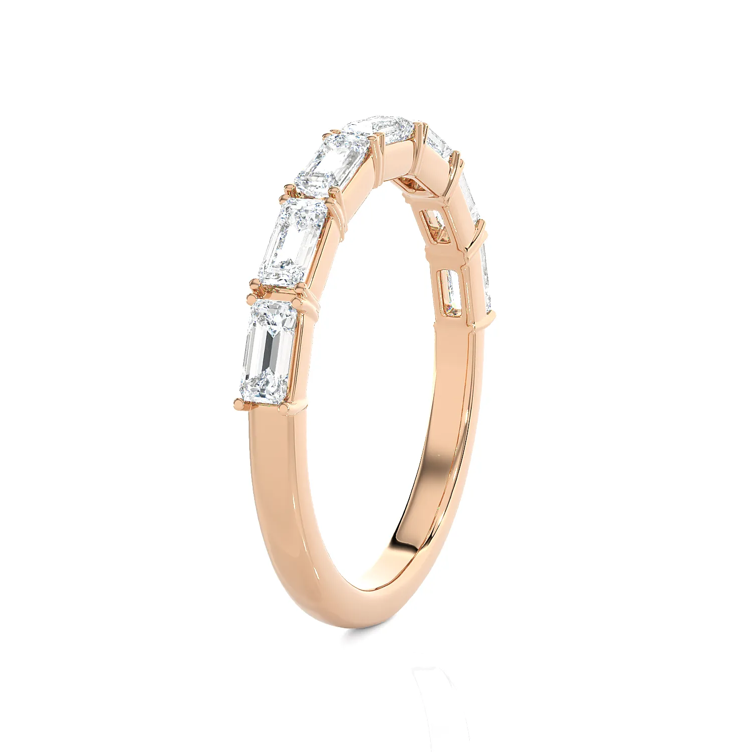 1 ctw Baguette Lab Grown Diamond Anniversary Ring