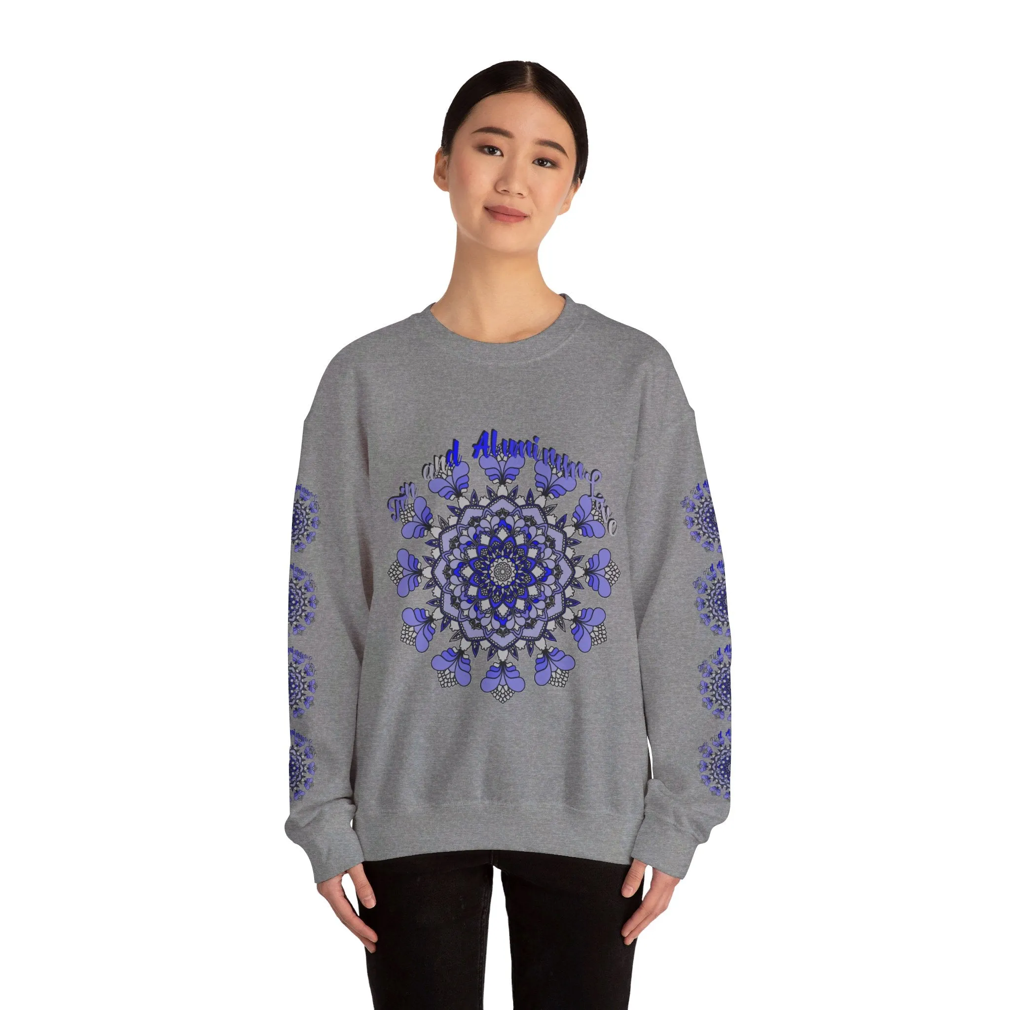 10th Anniversary Mandala Design Unisex Sweatshirt