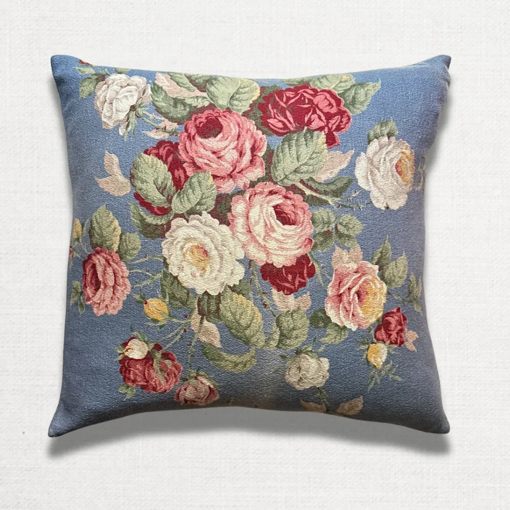 20th Century Custom Vintage Floral Pillow (#17)