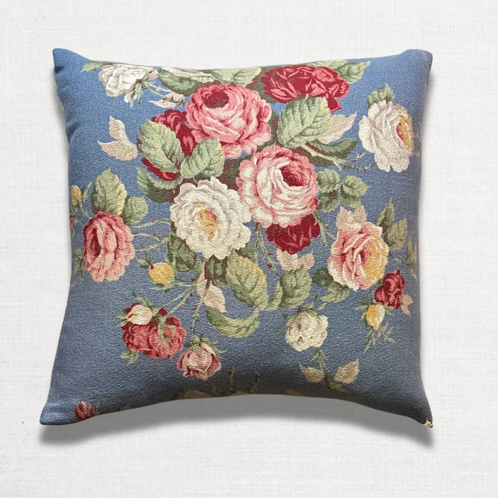 20th Century Custom Vintage Floral Pillow (#17)