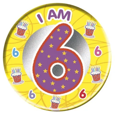 6th Birthday Badge