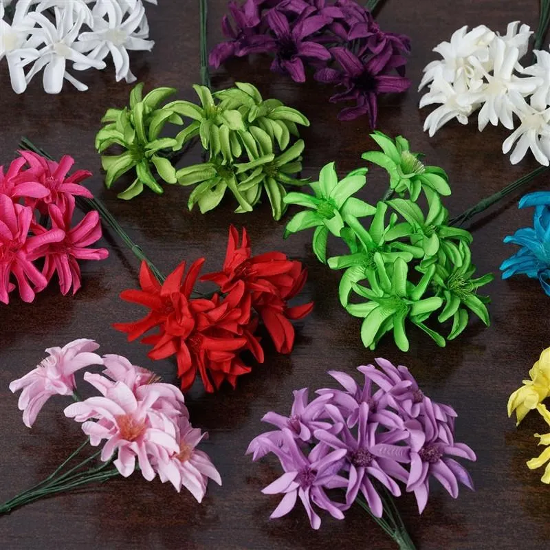 72 Poly Sage Hybrid Paper Craft Lily Flowers Corsage and Boutonniere Wedding Home Craft Decor