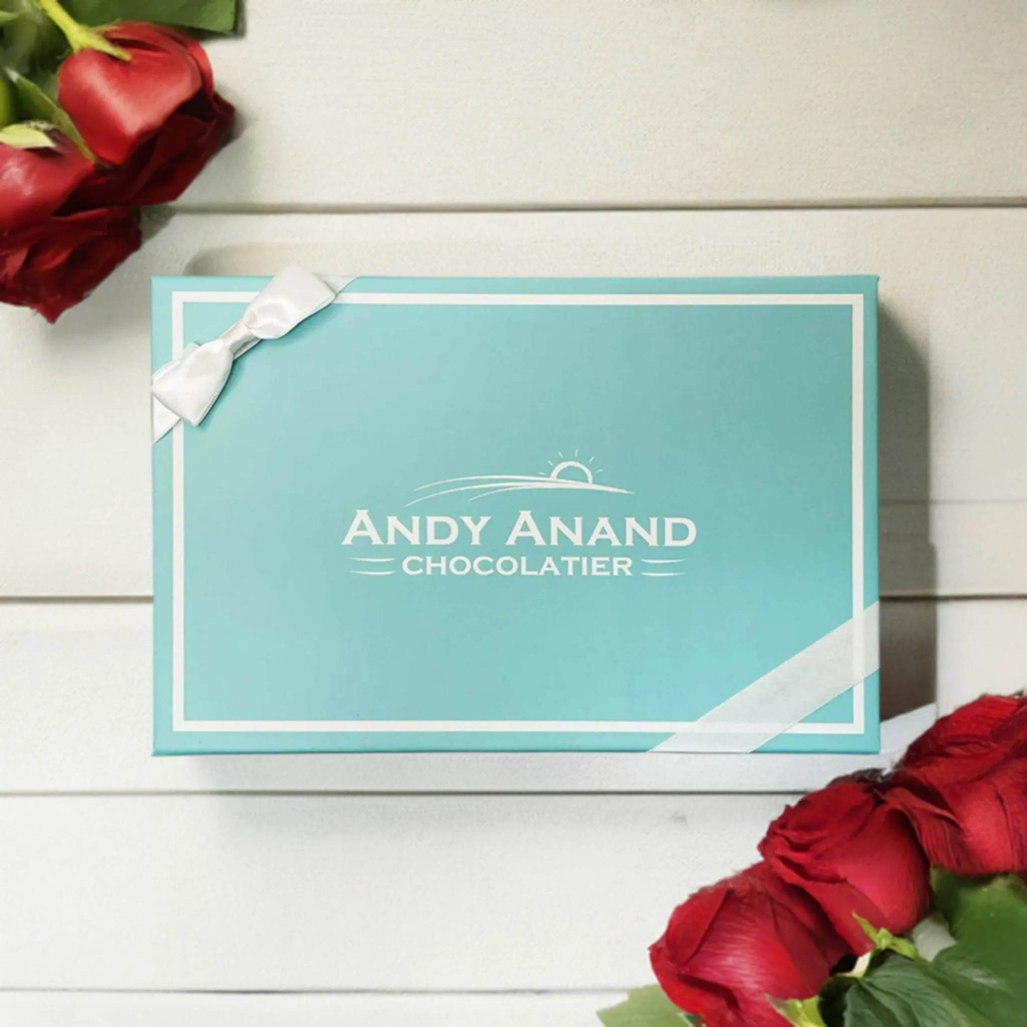 Andy Anand Gourmet Italian Dark Chocolate Truffles Gift Box - 12 Pieces, 5 Flavor, Chocolate Truffles for Christmas - Perfect for Any Occasion