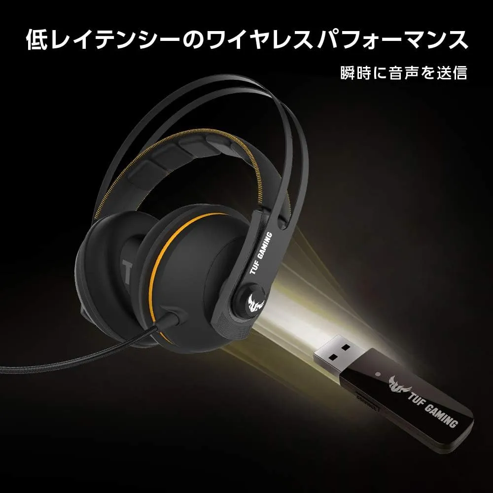 ASUS TUF Gaming H7 Wireless Headphone BlackYellow