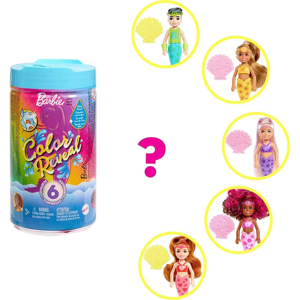 Barbie Chelsea Color Reveal Rainbow Mermaid Doll