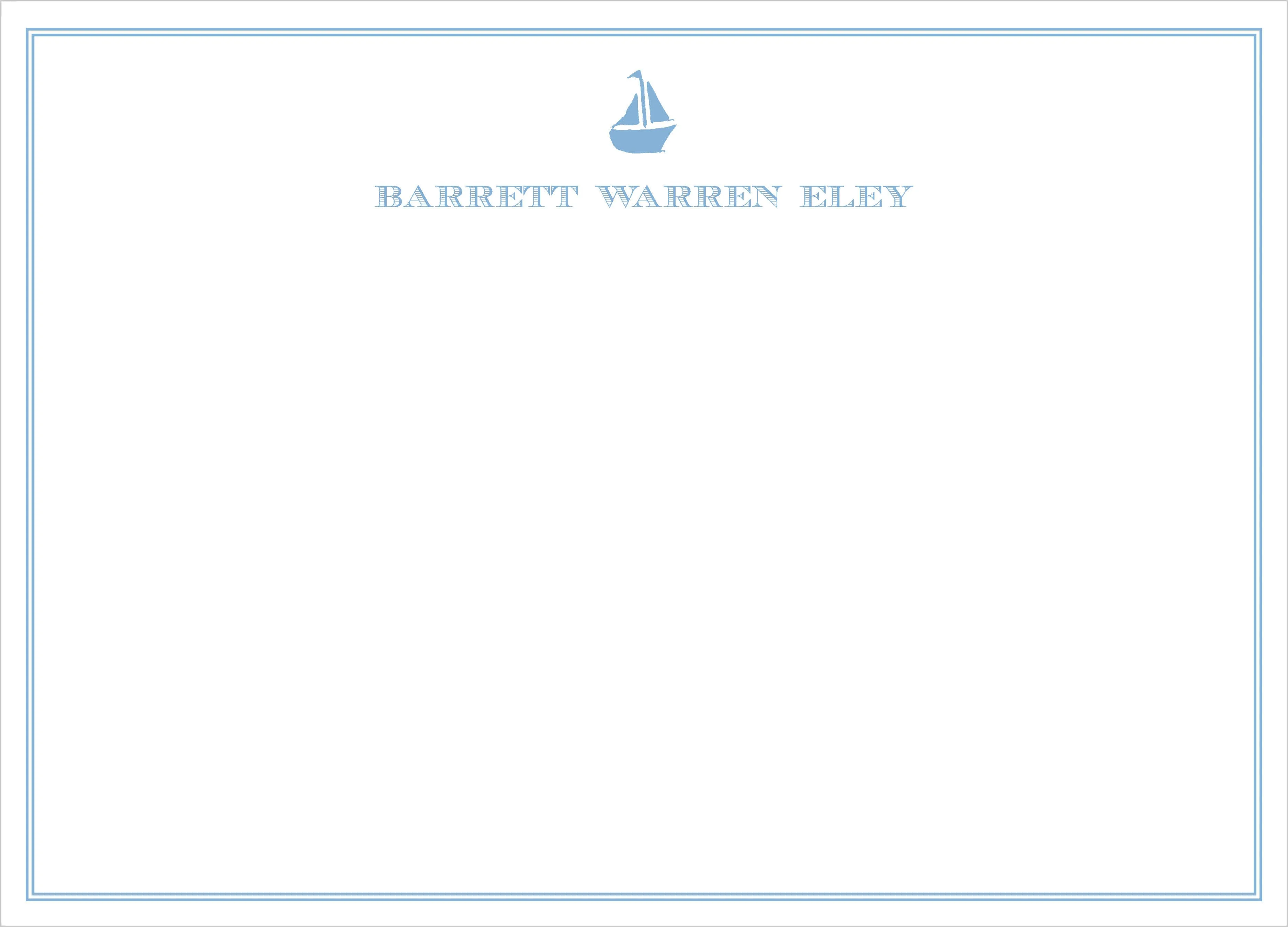 Barrett Personalized Note Cards