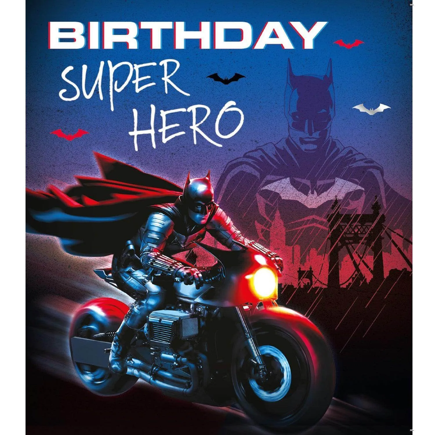 Batman 'Super Hero' Birthday Card