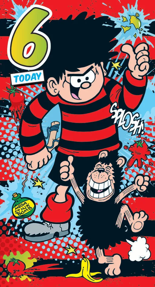 Beano Age 6 Birthday Card