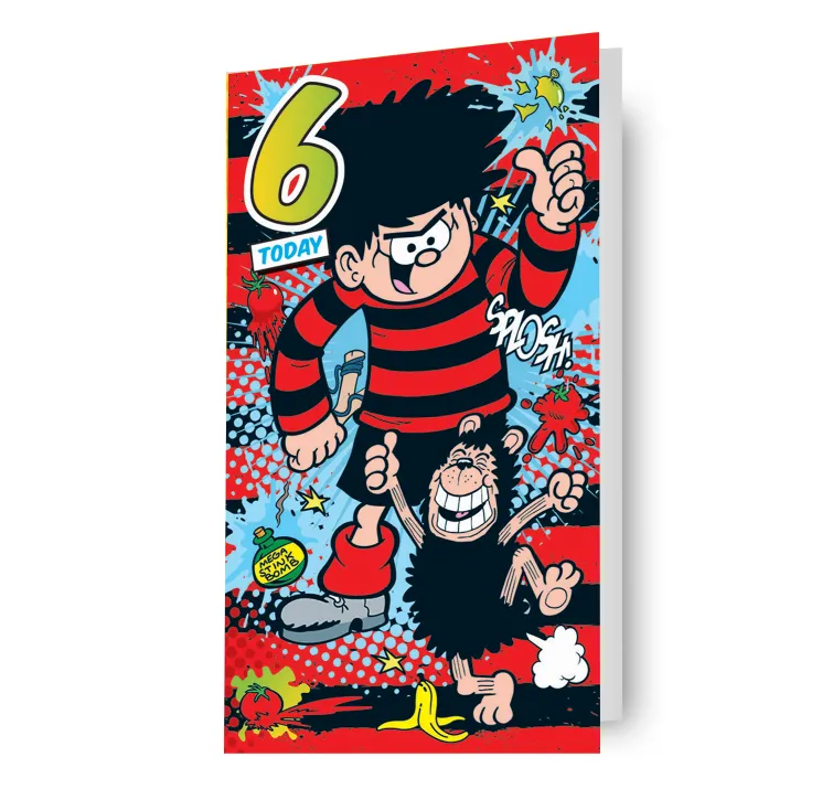 Beano Age 6 Birthday Card