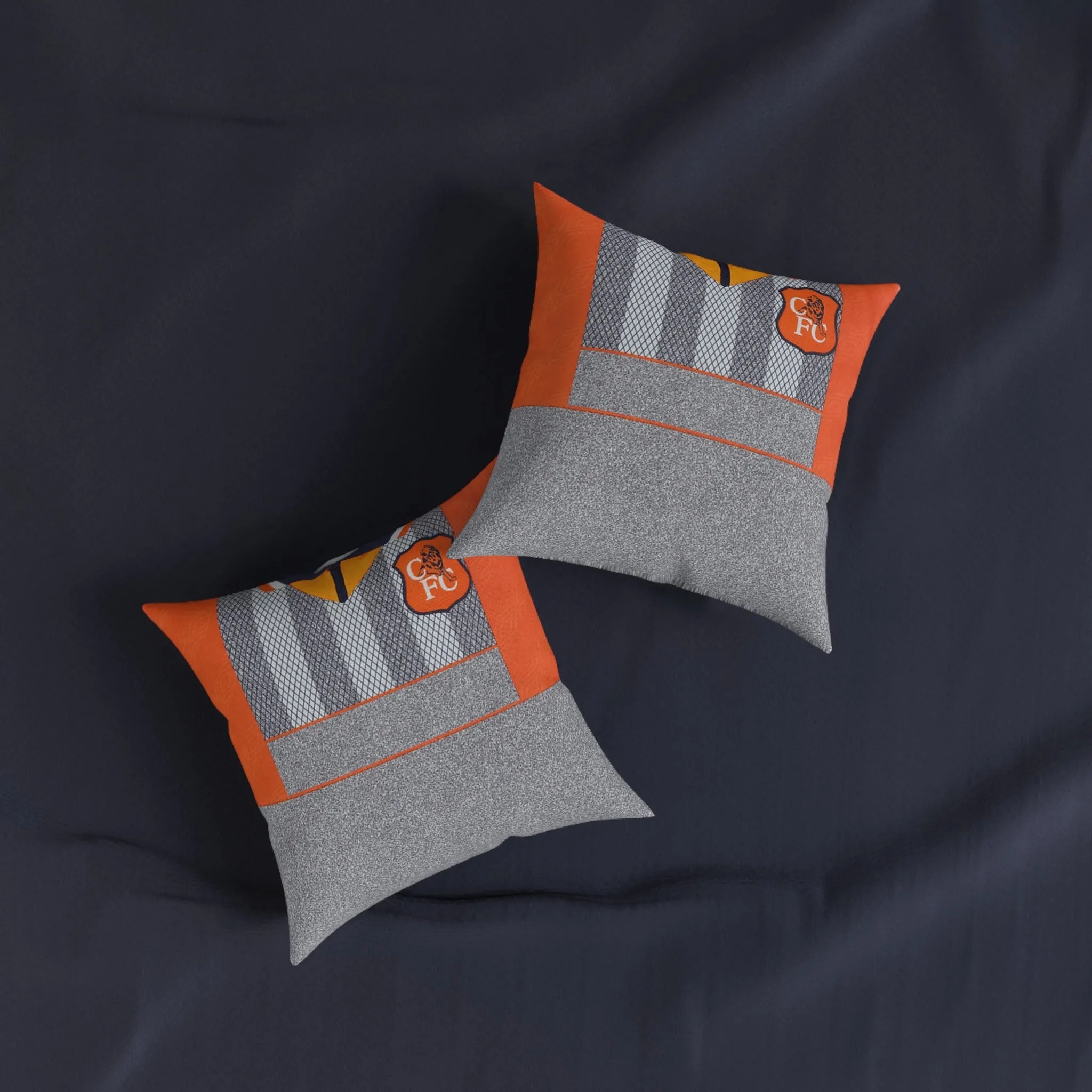 Chelsea Retro Grey Kit Square Pillow