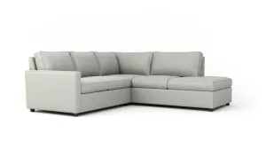 Couch Potato Lite Sectional with Bumper (Extra Deep)