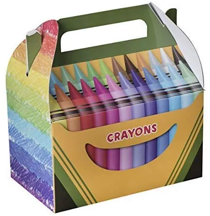 Crayon Paper Treat Boxes 20 Pack S 6.25" X 3.75" X 3.5"