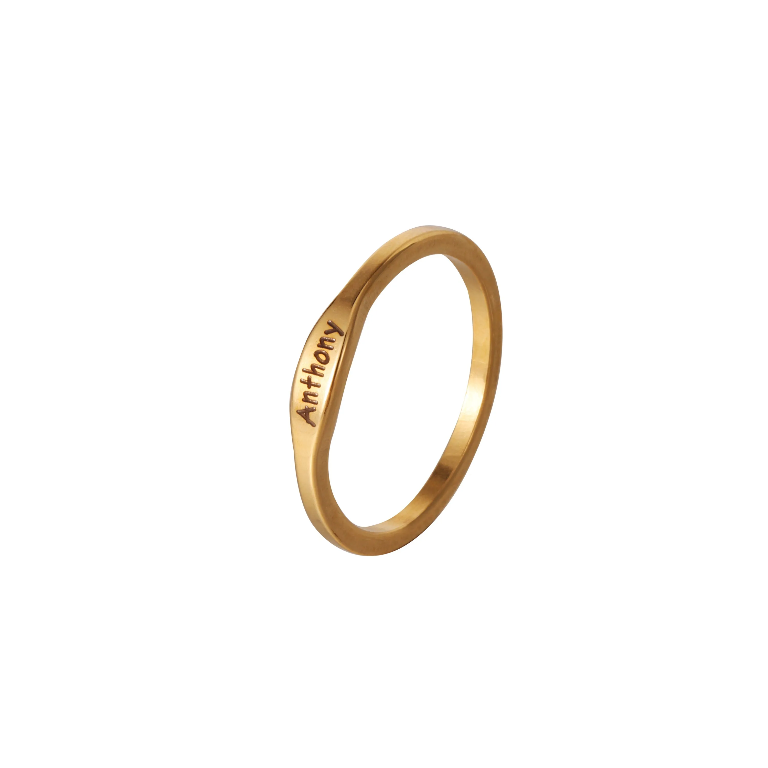 Fine Engraved Name Ring