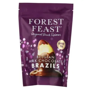 Forest Feast 270g Belgian Milk Chocolate Brazil Nuts