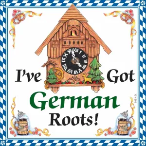 German Gift Idea Magnet (German Roots)