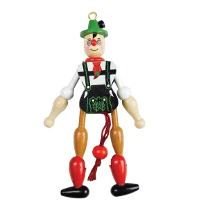 German Gift Jumping Jack Toy Refrigerator Magnet Boy