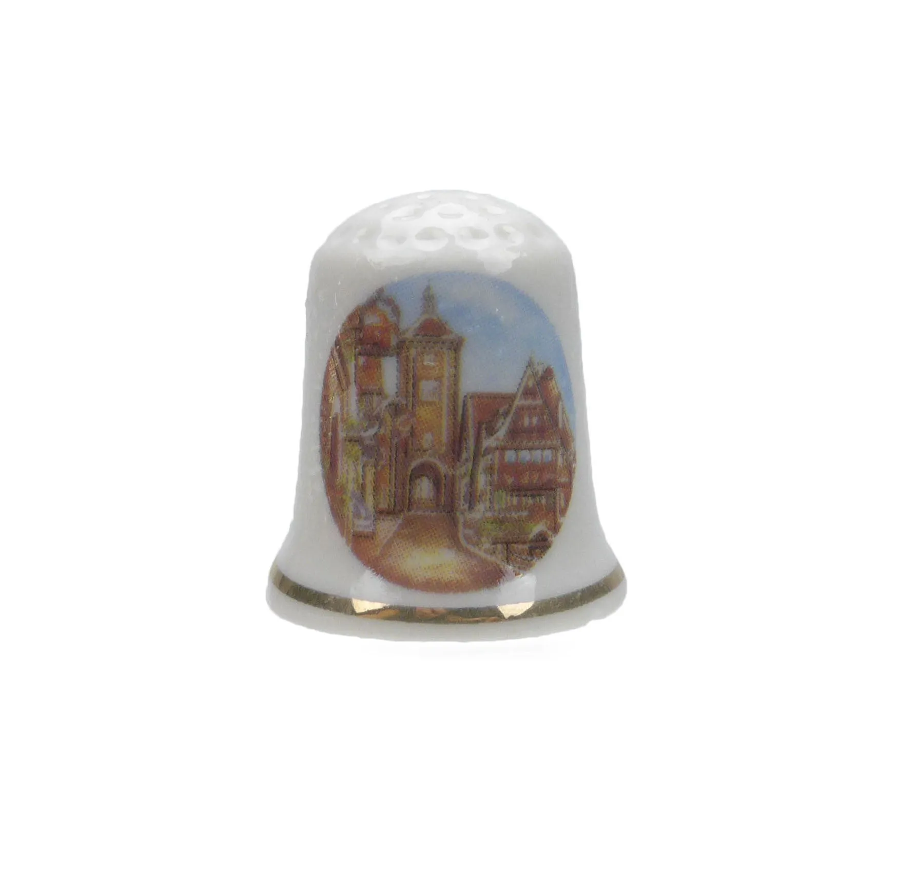 German Village Thimble Souvenir