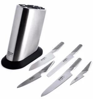 Global Classic 6 Piece Knife Block Set