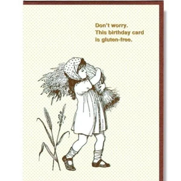 Gluten-Free Birthday Card