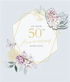 Golden 50th Anniversary - Gold Diamond