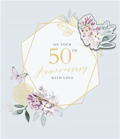 Golden 50th Anniversary - Gold Diamond