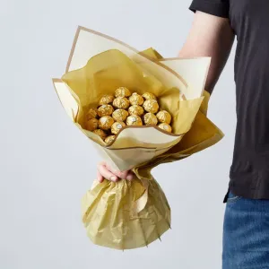 Golden Ferrero Rocher Bouquet