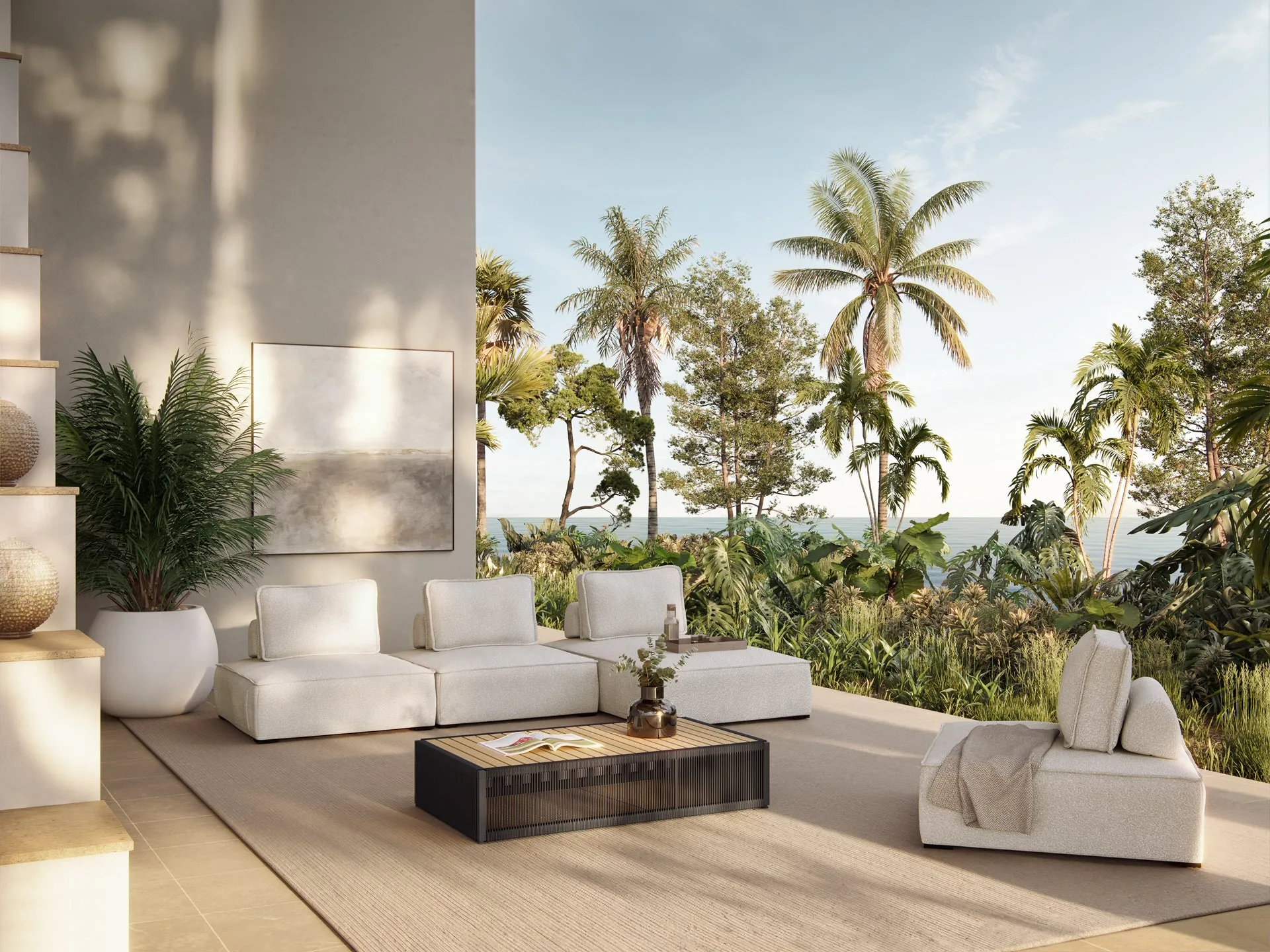 Hampton Outdoor Modular Sofa 03