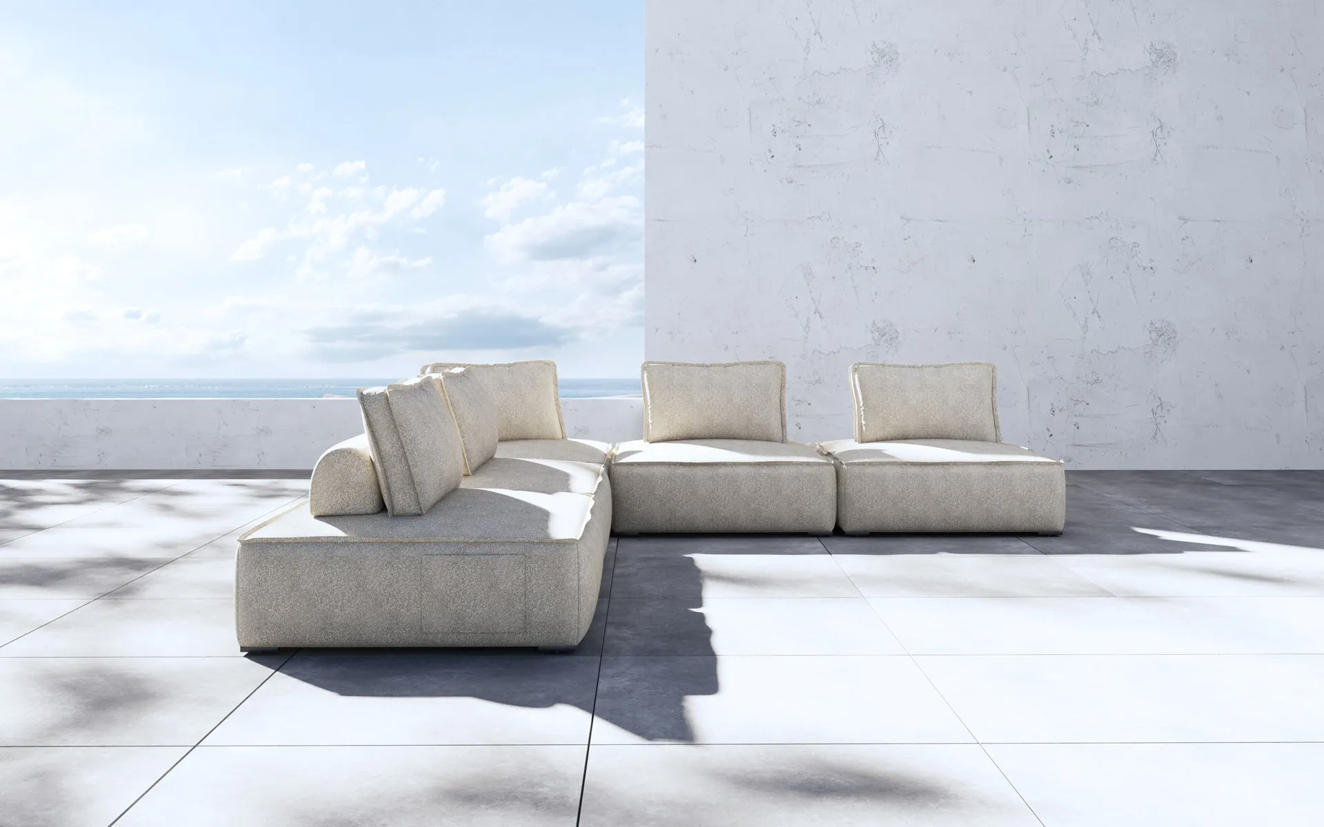 Hampton Outdoor Modular Sofa 06