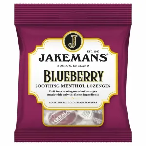 Jakemans Blueberry Soothing Menthol Lozenges 73g