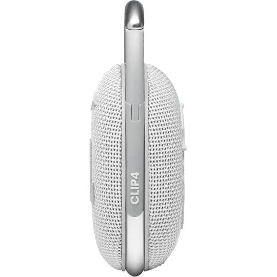 JBL Clip 4 Portable Bluetooth Speaker White 5059179