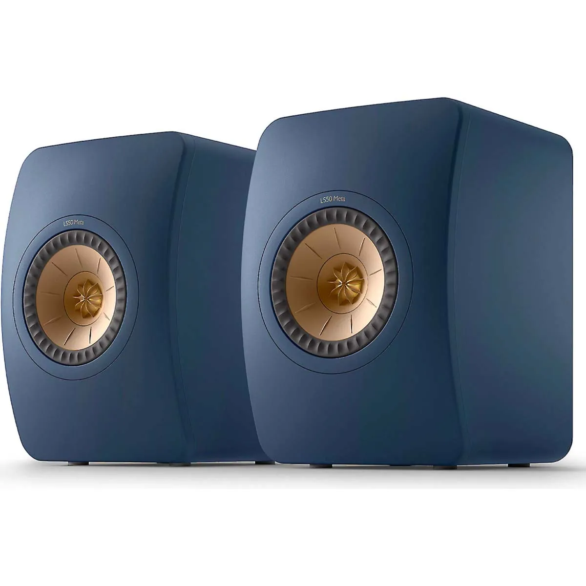 KEF OPEN BOX LS50 Meta Monitor Bookshelf Speakers - Pair - Blue - A Grade