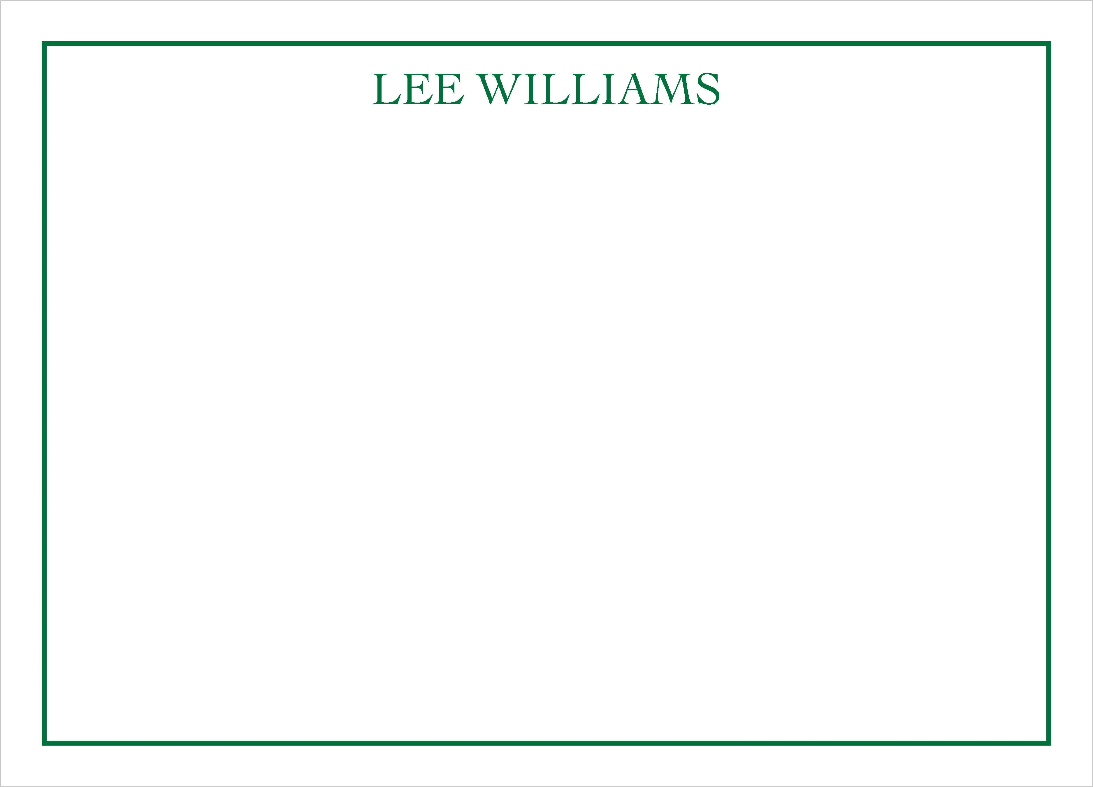 Lee Personalized Note Cards