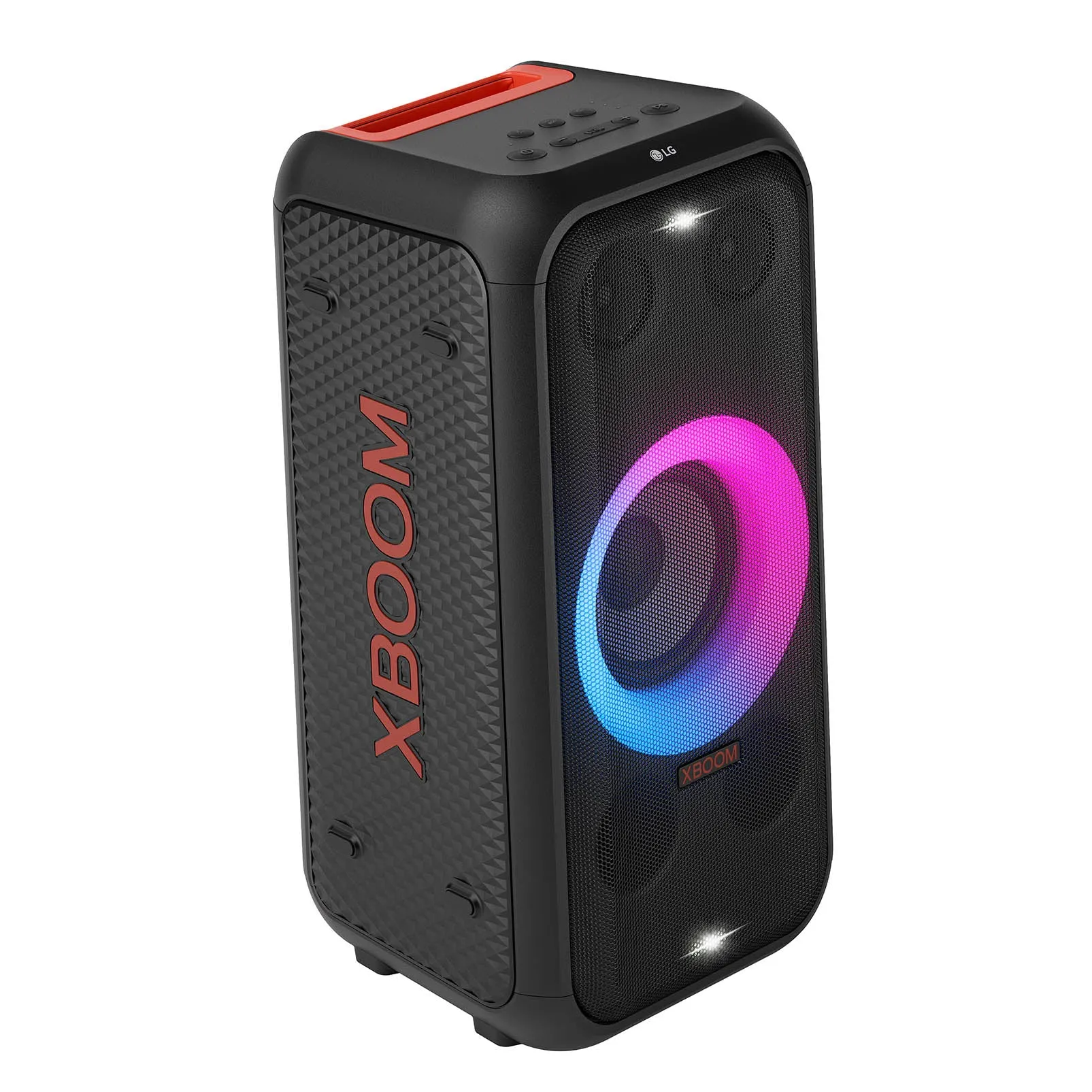 LG XBOOM XL5 Portable Tower Speaker W/ Multi-Ring Lighting - Black