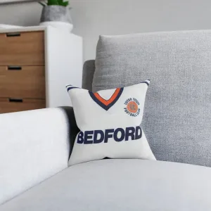 Luton Town Retro 86/87 Home Kit - Square Pillow