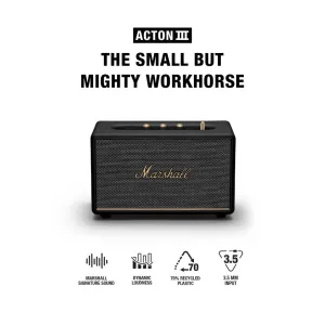 Marshall Acton III Bluetooth Black