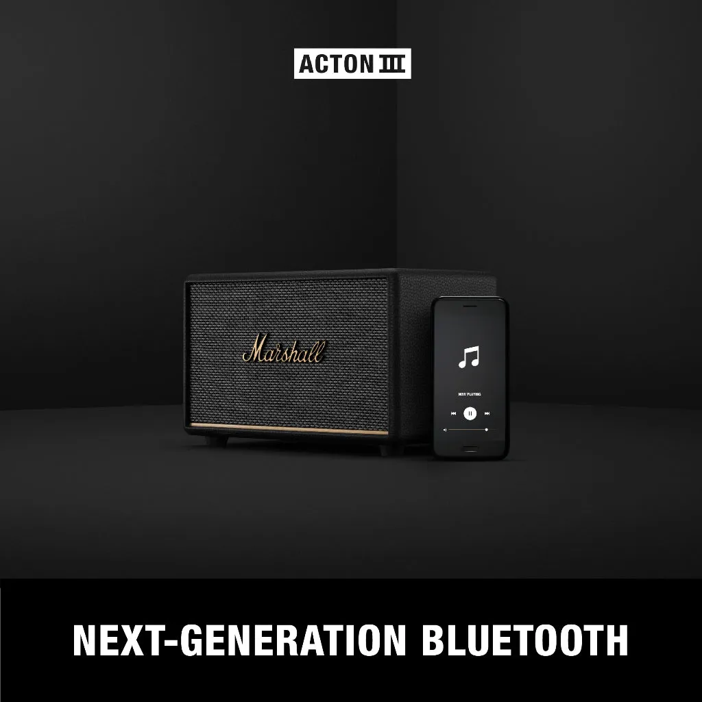 Marshall Acton III Bluetooth Black