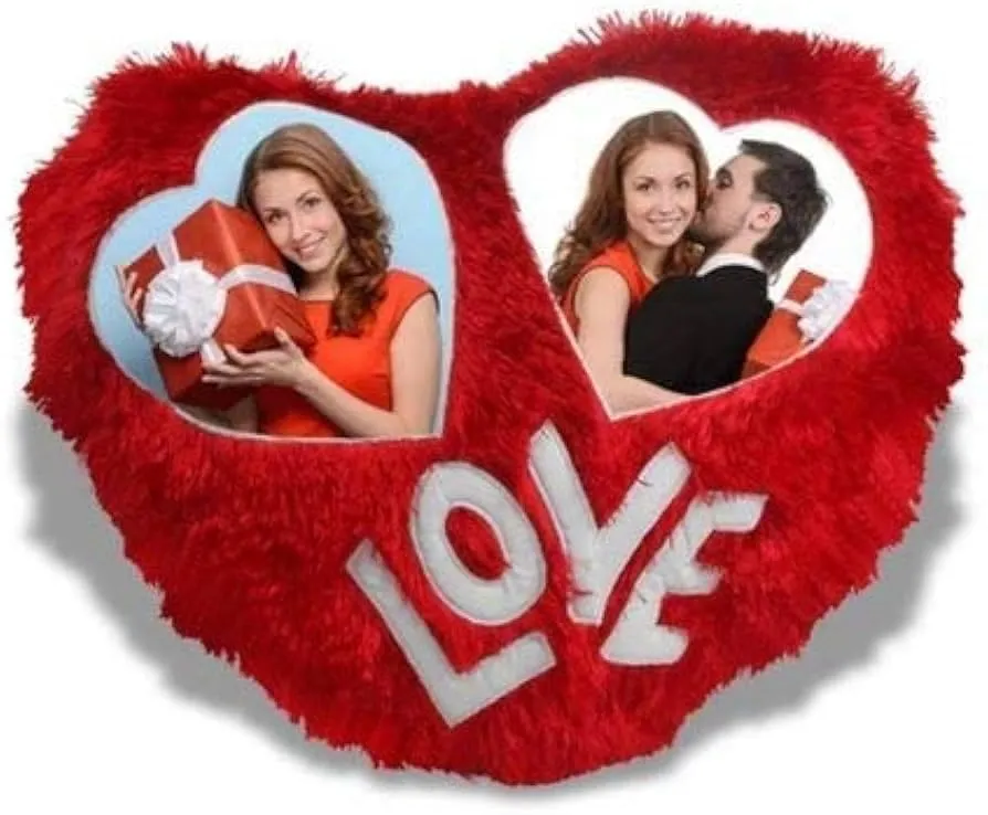 MOMENTS CREATION Cuddly Giant Heart Pillow, Soft, Perfect for Snuggling