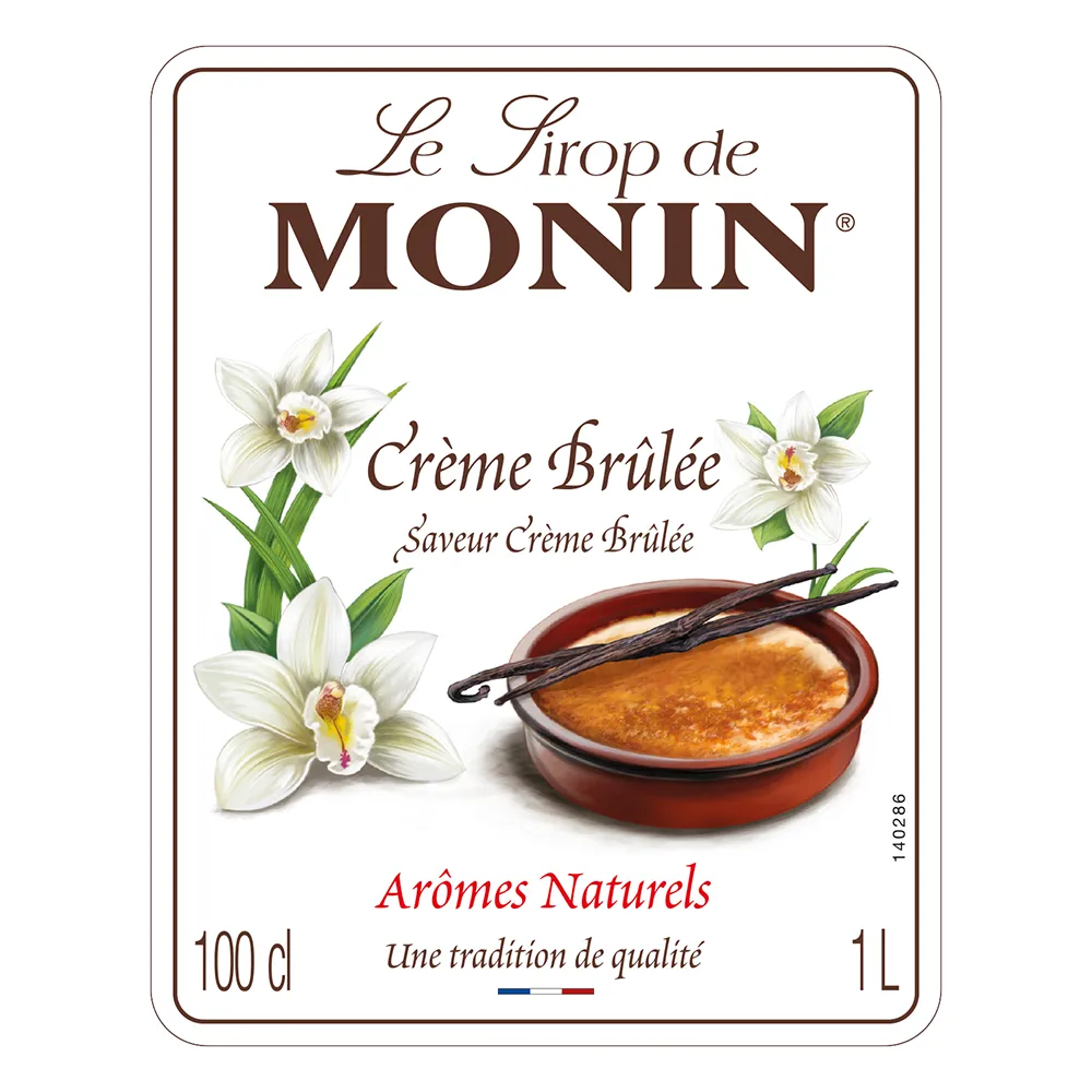 Monin Creme Brulee Syrup 1 Ltr