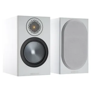 Monitor Audio OPEN BOX Bronze 50 Bookshelf Speakers - Pair - White - Excellent Condition