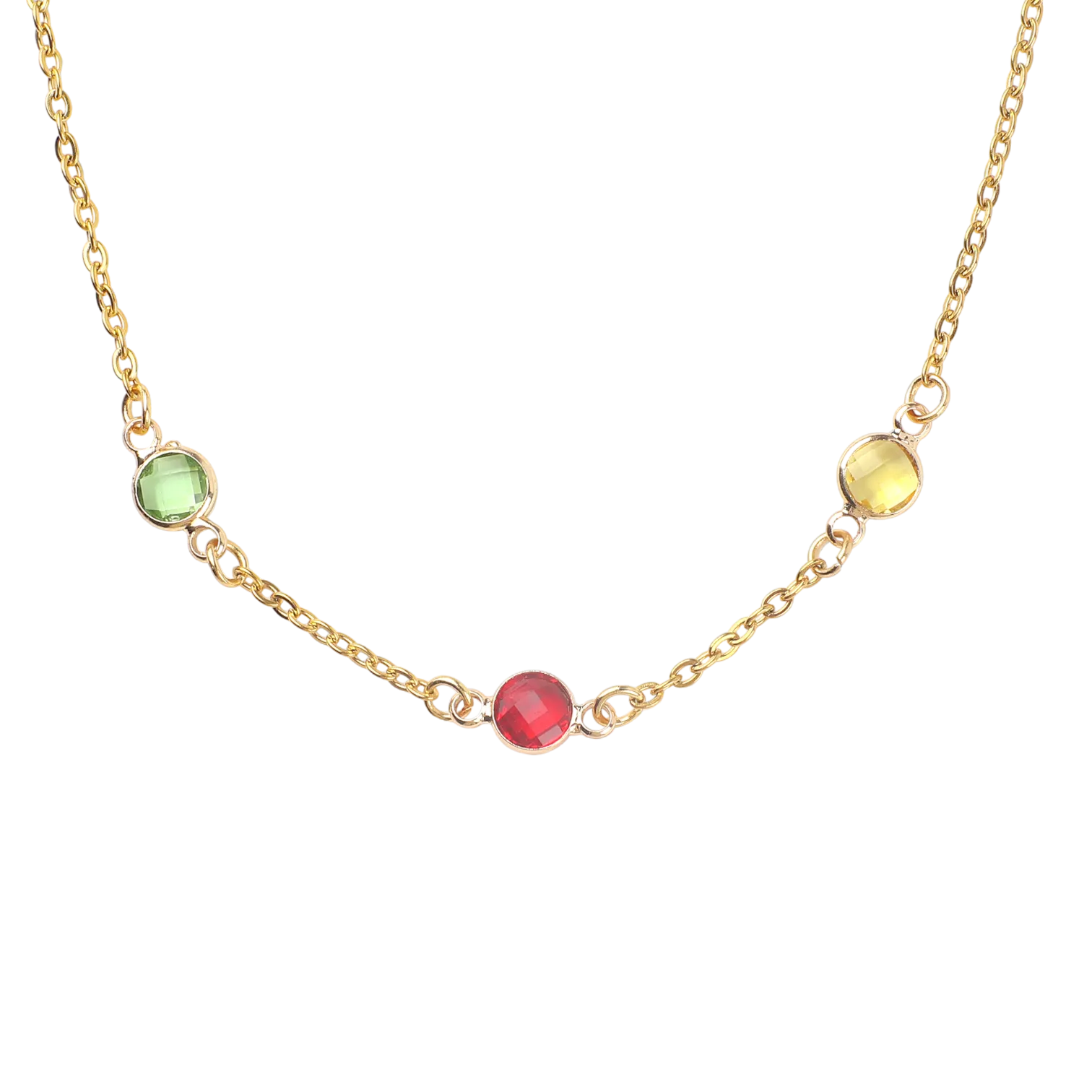 Multi-Stone Birthstone Necklace