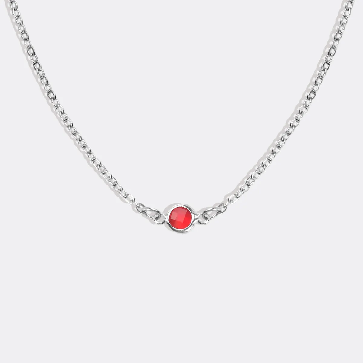 Multi-Stone Birthstone Necklace