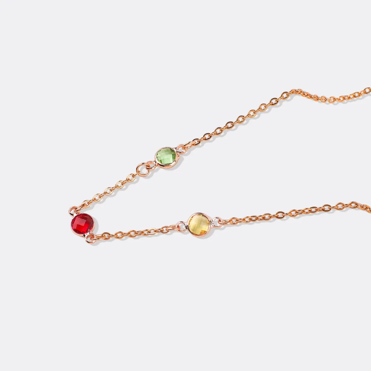 Multi-Stone Birthstone Necklace