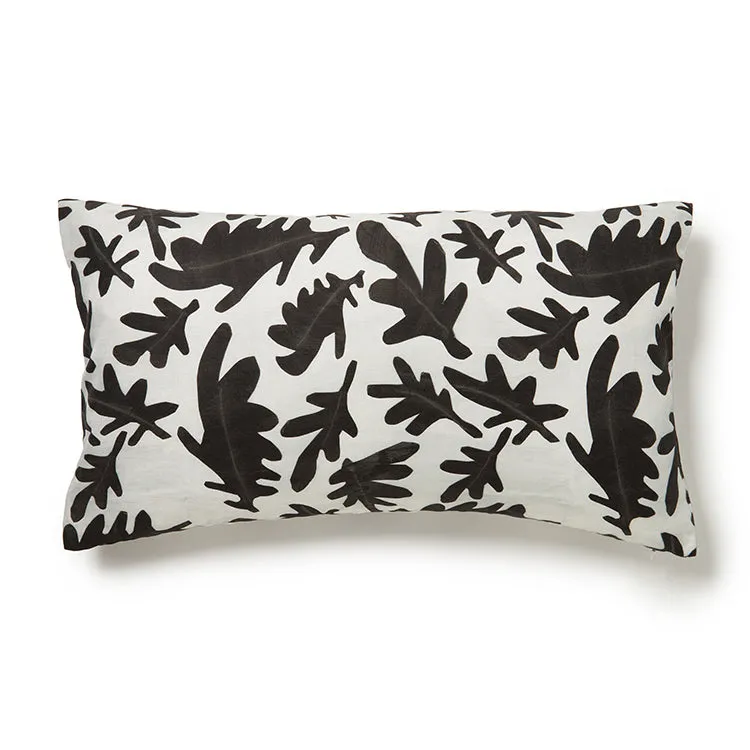 Old Oak Black and White Pillow