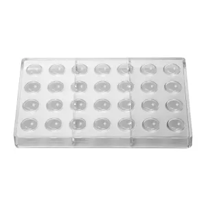 Pavoni 25x12mm Hemisphere Mould 275x175mm - HX543