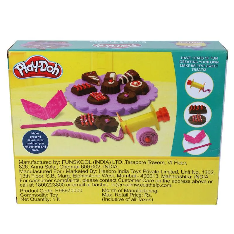 Play-Doh Sweet Treats Playset for Kids 3 Years and Up with 4 Non-Toxic Colors