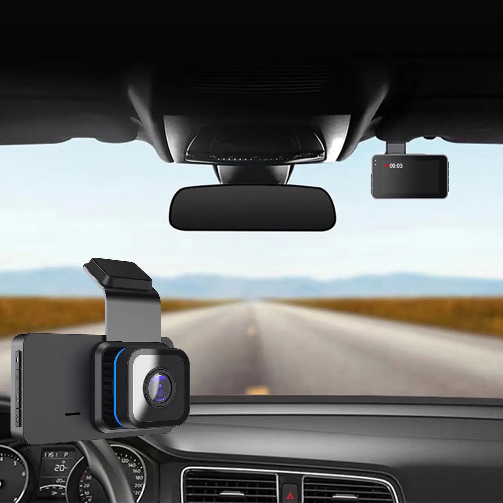 relaxed High Definition Driving Recorder-driving Recorder-high-definition Wide-angle Recorder-1080P Lens Single Recording