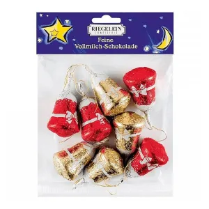 Riegelein 100g Foiled Chocolate Bell Tree Decorations