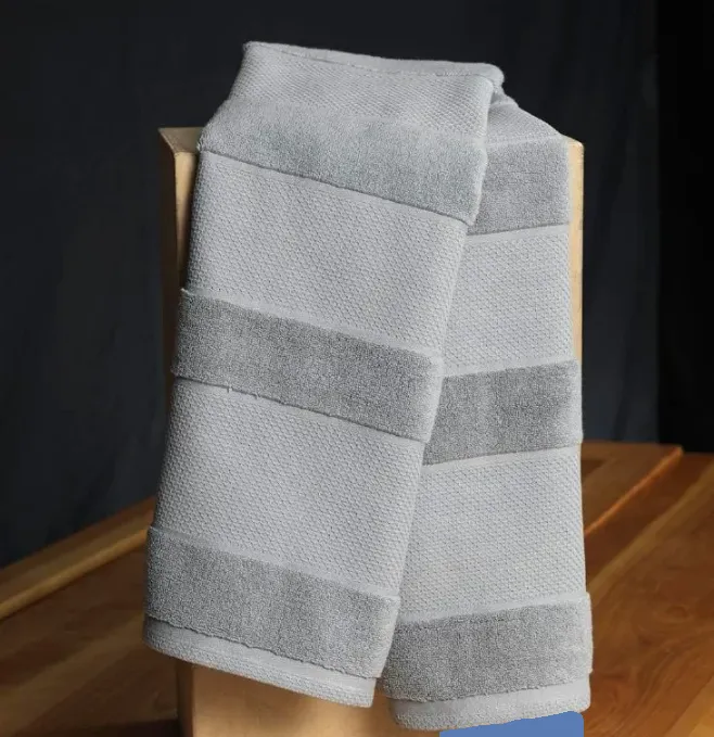 RoseBerry Grey Waffle Hand Towel 1pc