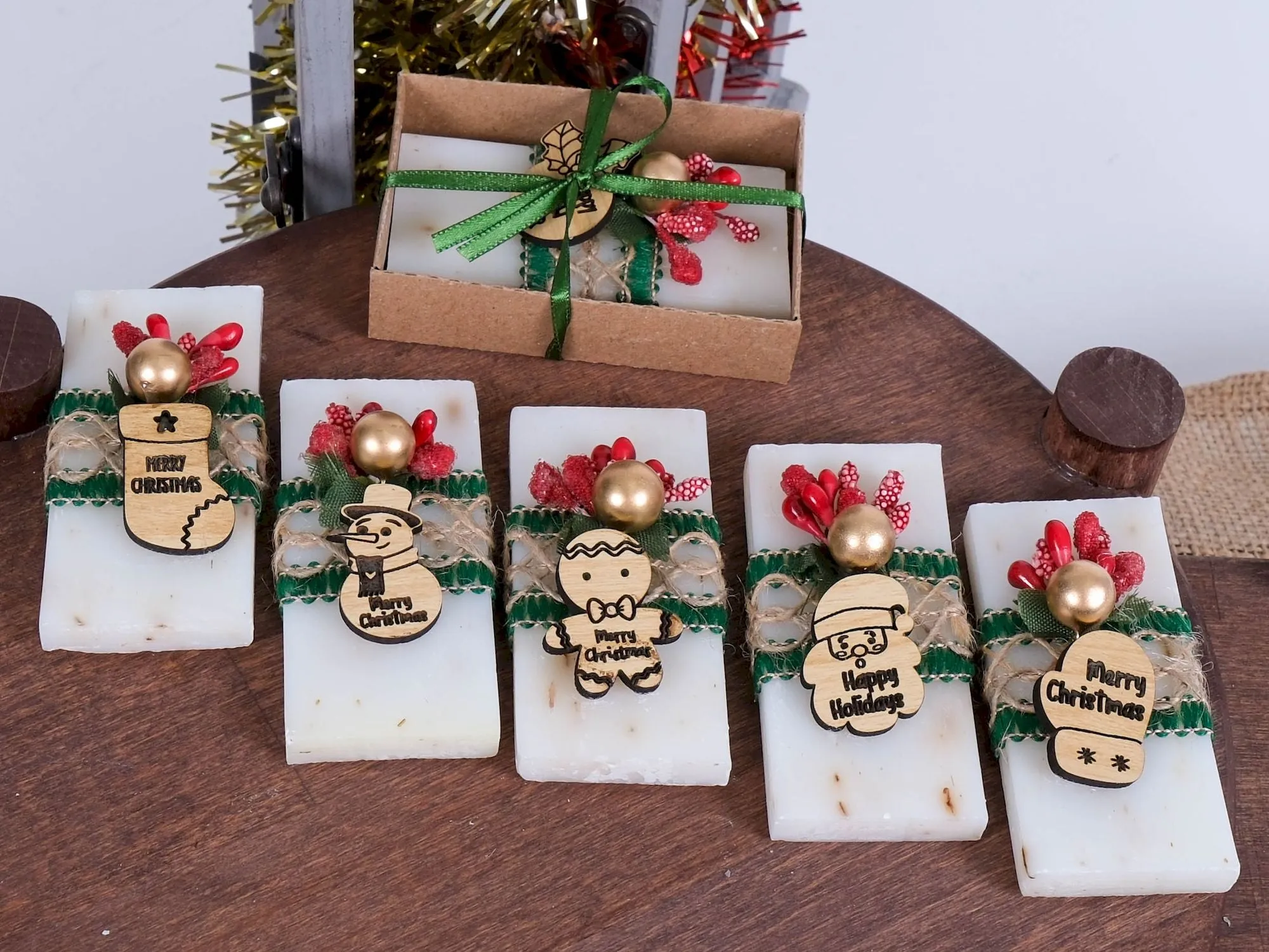 Scented Soaps for Christmas Gifts, Personalized Gift, Christmas Decoration, Noel Gift, Christmas Favor, Xmas Gift, Xmas Decorations, Holiday Decor